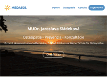 Tablet Screenshot of medasol.sk